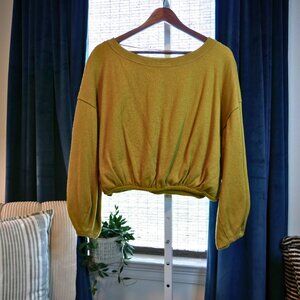 We The Free Cuddle Bubble Cropped Pullover